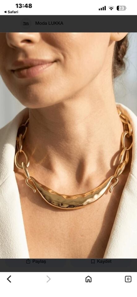 ZR ÇELİK KALIN ZİNCİR CHOKER