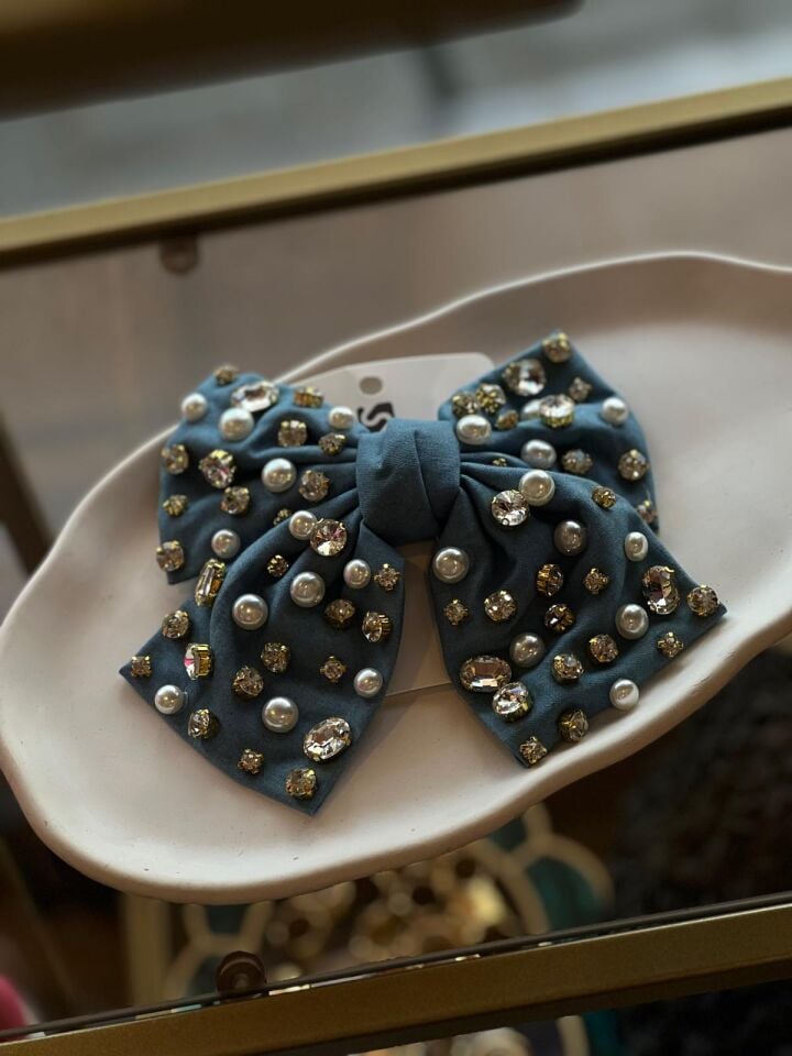 TAŞ İŞLEMELİ KOT KUMAŞ FİYONK TOKA